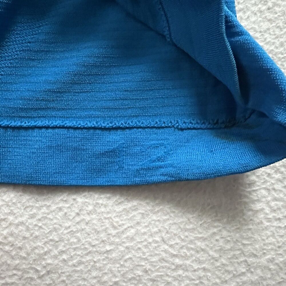 Lululemon Women Poolside Blue Swiftly Tech High Neck Tank Top 2.0 Race Length 12 View 5
